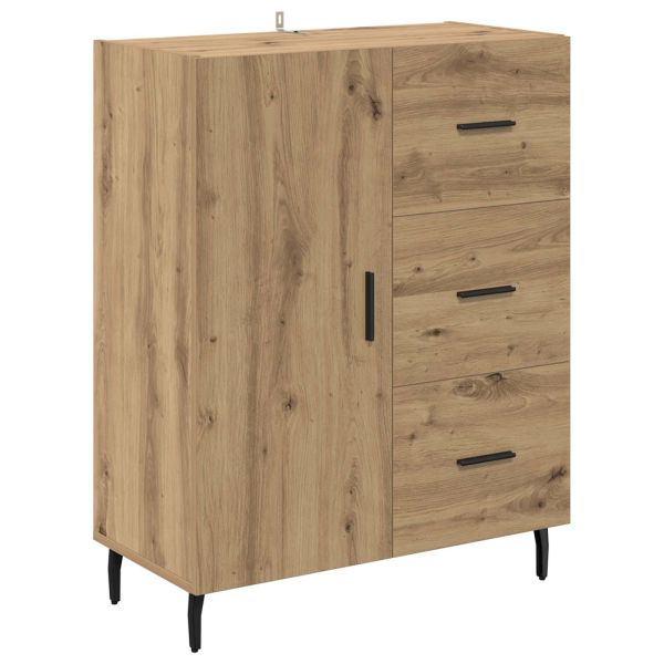 Служебен шкаф с чекмедже Дъб 69,5 x 34 x 90 см
