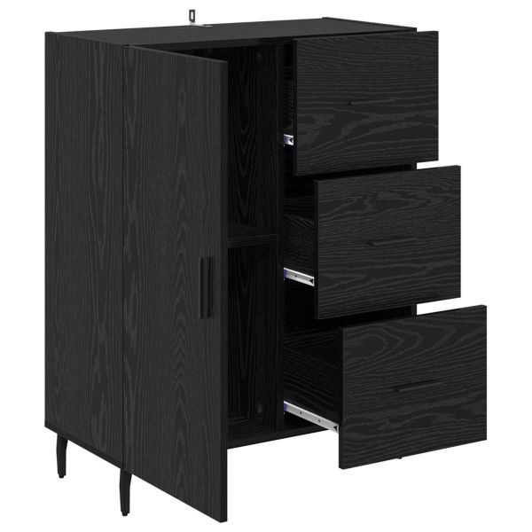 Служебен шкаф с чекмедже Черния дъб 69,5 x 34 x 90 см