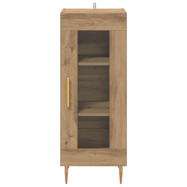 Служебен шкаф дъб артизан 34 x 34.5 x 90 см Инженерно дърво