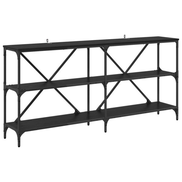 Конзолна маса Черния дъб 160 x 30 x 75 см Инженерно дърво