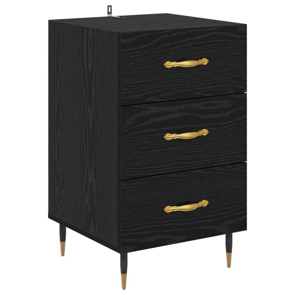 Нощен шкаф Черния дъб 40 x 40 x 66 см Инженерно дърво