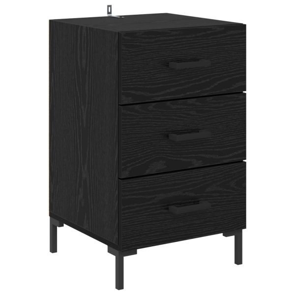 Нощен шкаф Черния дъб 40 x 40 x 66 см Инженерно дърво