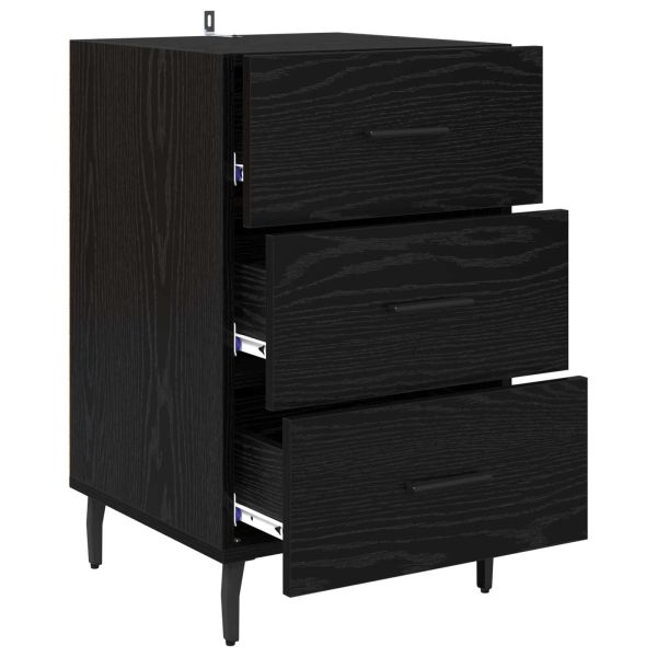 Нощен шкаф Черния дъб 40 x 40 x 66 см Инженерно дърво