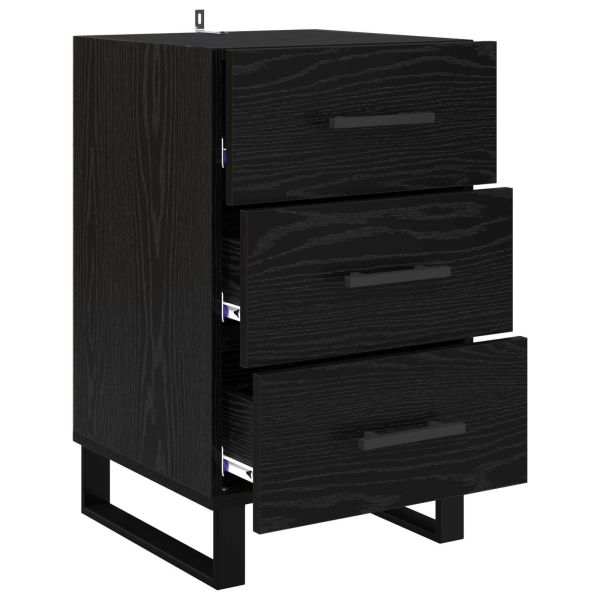 Нощен шкаф Черния дъб 40 x 40 x 66 см Инженерно дърво
