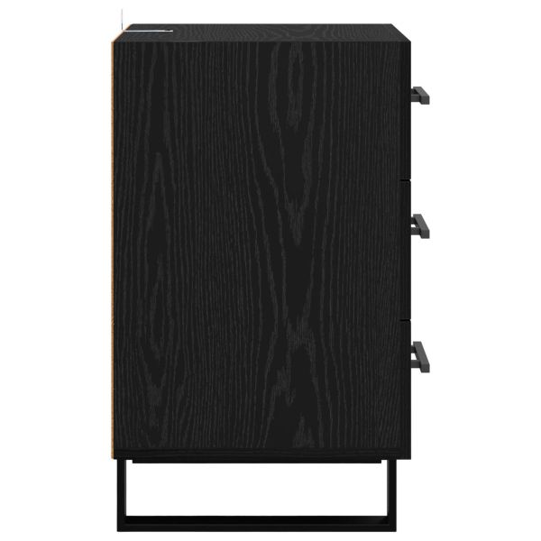 Нощен шкаф Черния дъб 40 x 40 x 66 см Инженерно дърво