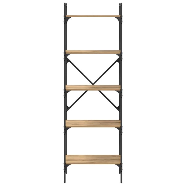 Библиотека Дъб 56 x 32 x 174 см Инженерно дърво