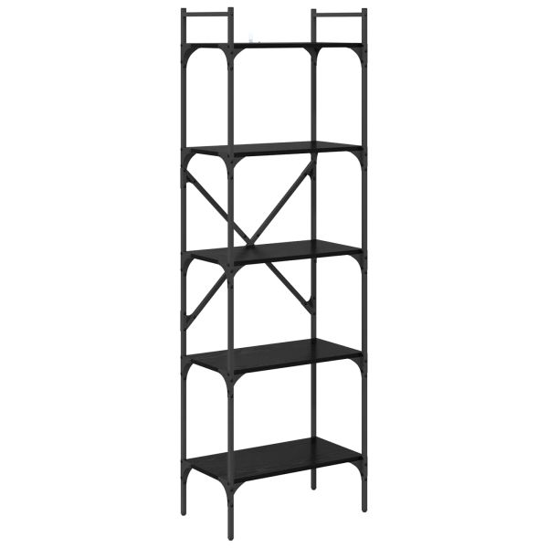 Библиотека Черния дъб 56 x 32 x 174 см Инженерно дърво