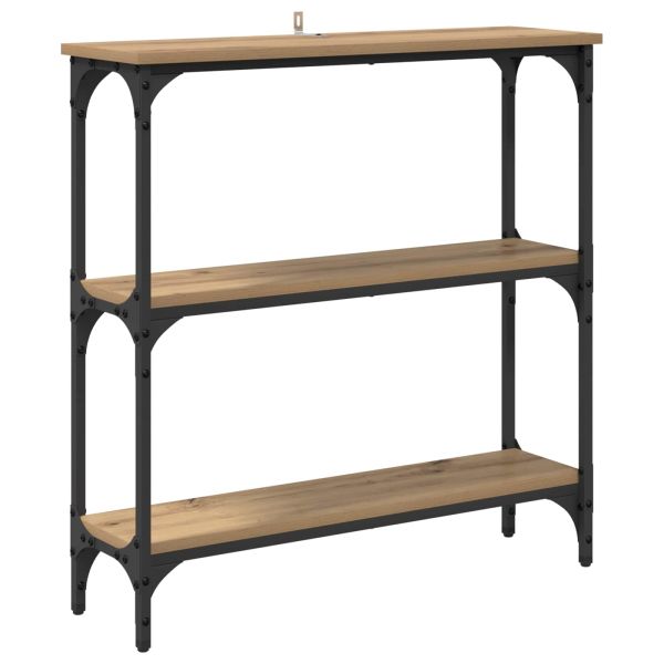 Конзолна маса Дъб 75 x 22,5 x 75 см Инженерно дърво