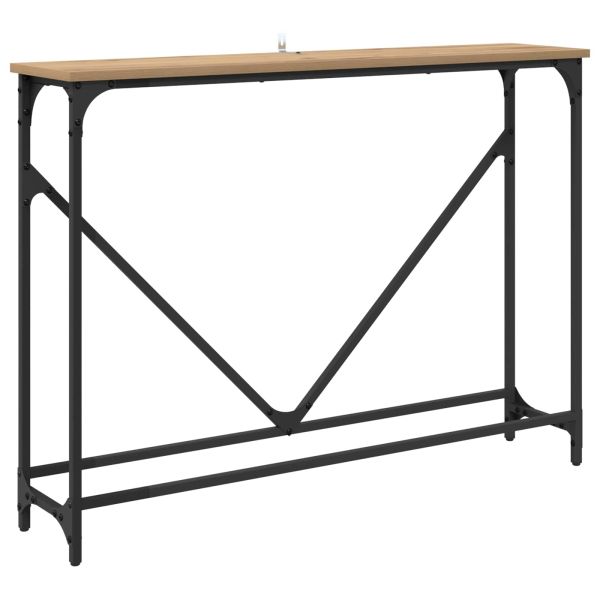 Конзолна маса Дъб 102 x 23 x 75 см Инженерно дърво