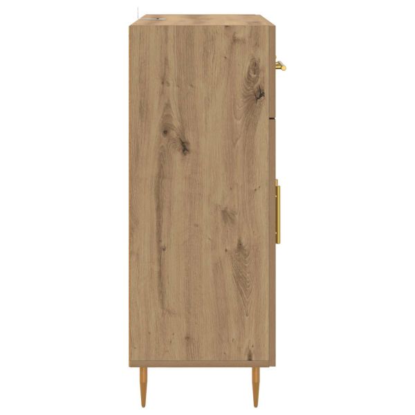 Служебен шкаф Дъб 69,5 x 34 x 90 см Инженерно дърво