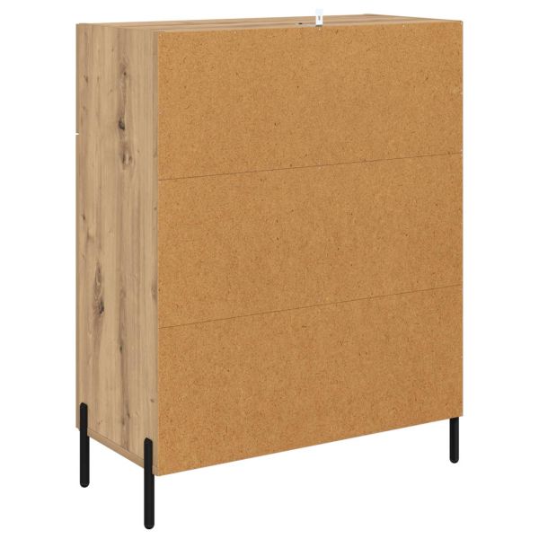 Служебен шкаф Дъб 69,5 x 34 x 90 см Инженерно дърво