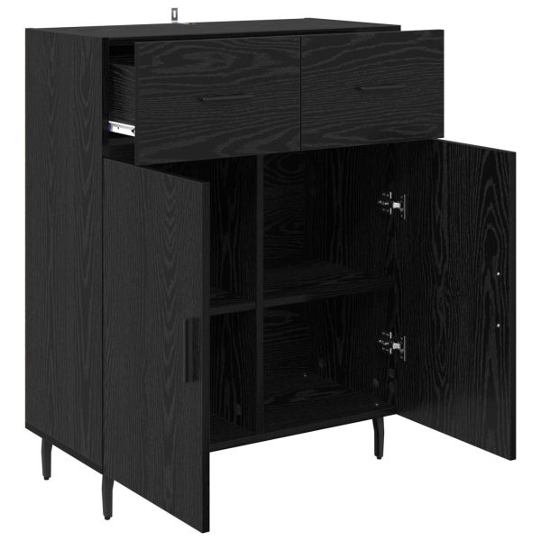 Служебен шкаф Черния дъб 69,5 x 34 x 90 см Инженерно дърво