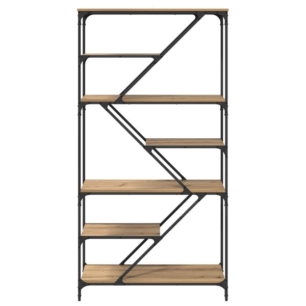 Рафт за книги Дъб 91 x 36 x 176 см Инженерно дърво