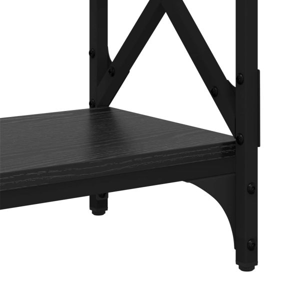 Конзолна маса Черния дъб 100 x 28 x 80,5 см Инженерно дърво