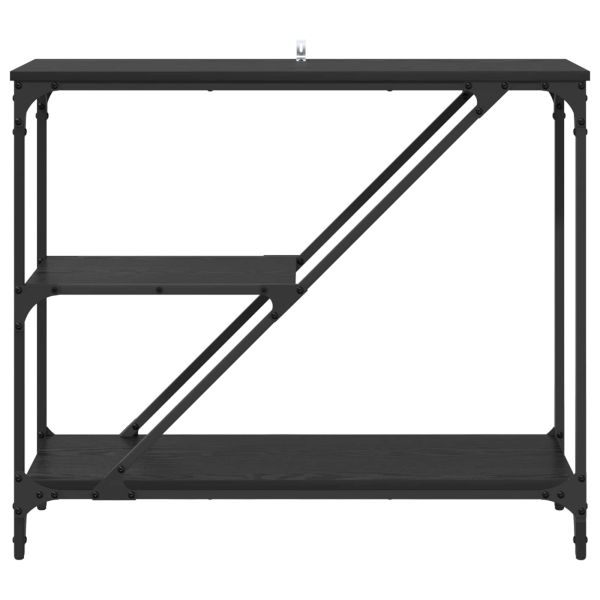 Конзолна маса Черния дъб 88,5 x 30 x 75 см Инженерно дърво