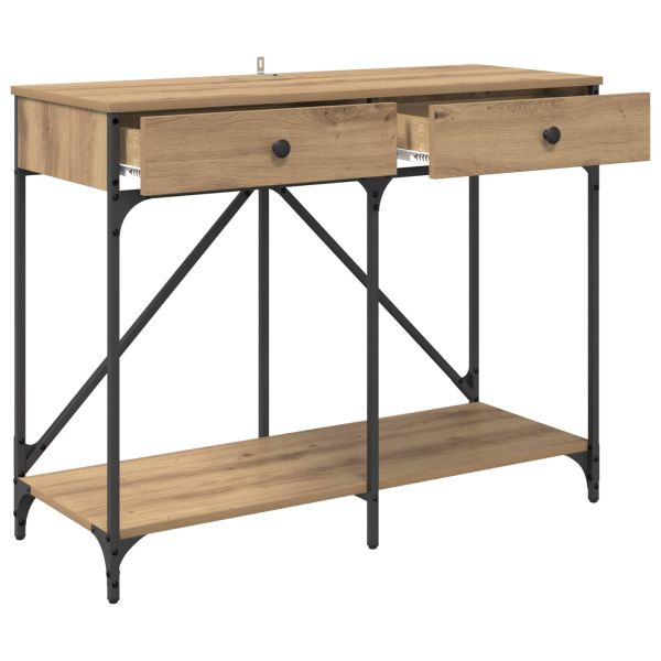 Конзолна маса Дъб 100 x 39 x 78,5 см Инженерно дърво
