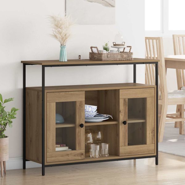 Служебен шкаф Дъб 100 x 35 x 80 см Инженерно дърво