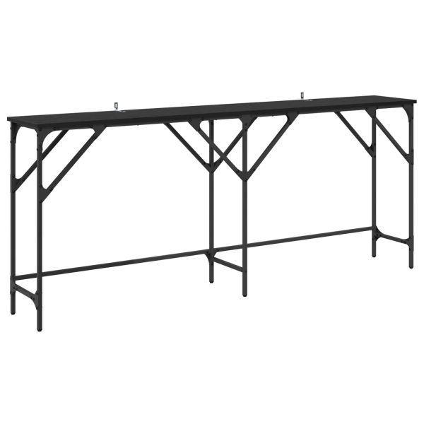 Конзолна маса Черния дъб 180 x 30 x 75 см Инженерно дърво