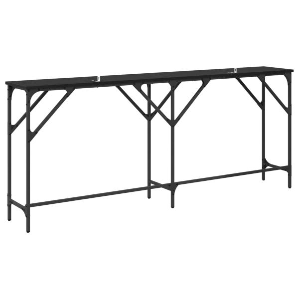 Конзолна маса Черния дъб 180 x 30 x 75 см Инженерно дърво