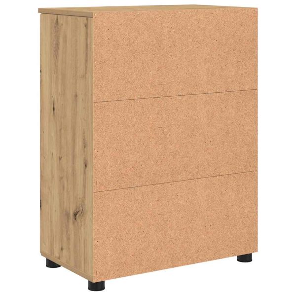 Шкаф за баня Дъб 60 x 35 x 80 см Инженерно дърво, Метал