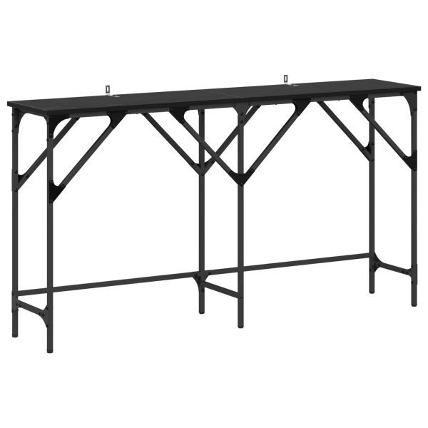 Конзолна маса Черния дъб 140 x 29 x 75 см Инженерно дърво