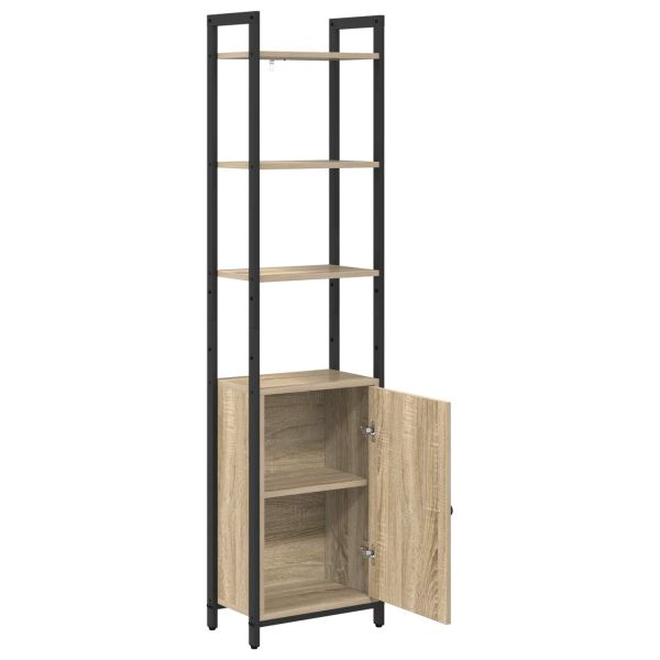 Шкаф за книги Сонома дъб 40 x 24 x 161 см Инженерно дърво