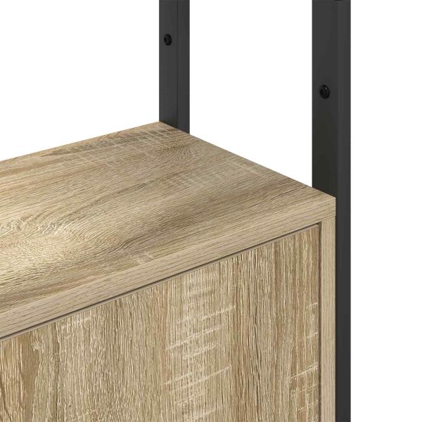 Шкаф за книги Сонома дъб 40 x 24 x 161 см Инженерно дърво