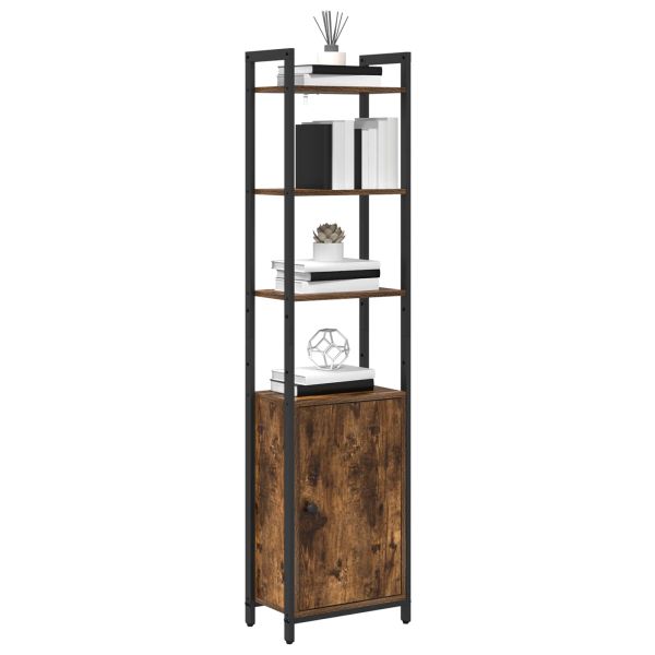 Шкаф за книги Димян дъб 40 x 24 x 161 см Инженерно дърво
