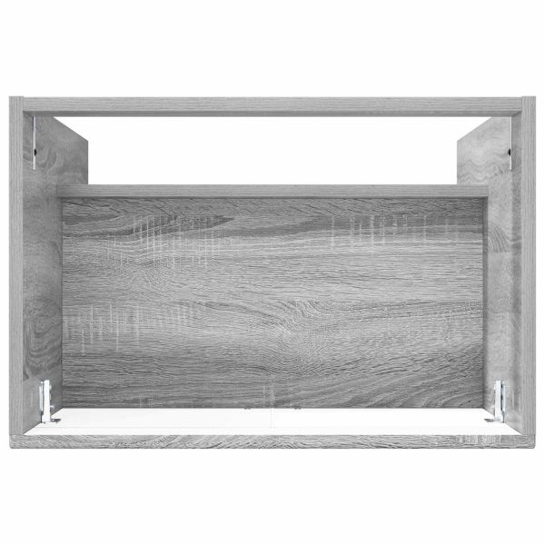 Мебел под мивка за баня Сив Сонома 56 x 37,5 x 81 см