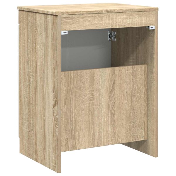 Шкаф за баня Дъб сонома 54 x 41 x 70 см Инженерна дървесина