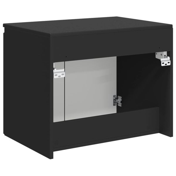 Стенно Баня Кабинет Черно 62,5 x 44,5 x 50 см