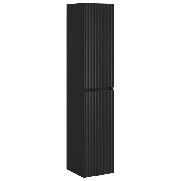 Стенно Баня Кабинет Черно 33 x 34,5 x 160 см