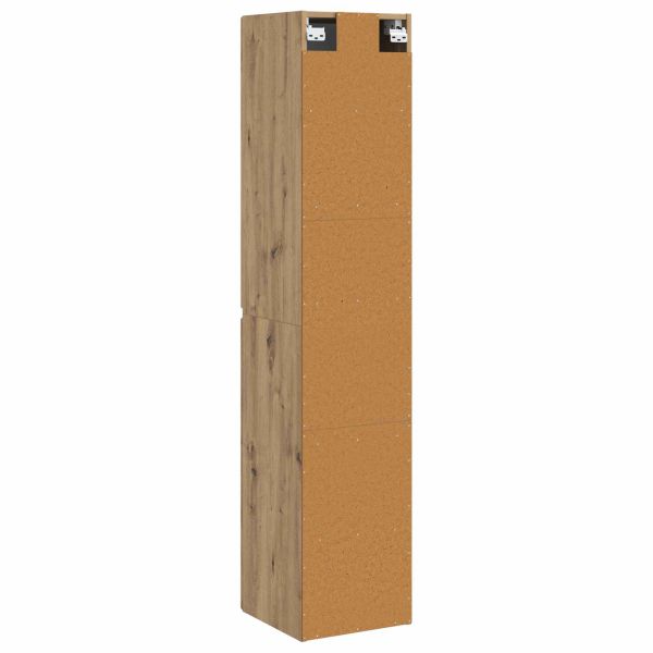 Стенно Баня Кабинет Дъб артизан 33 x 34,5 x 160 см