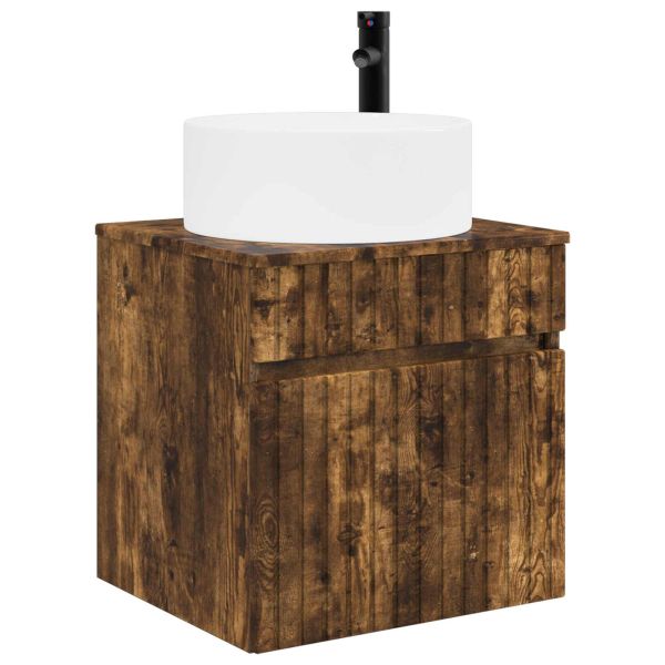 Мивка за стена Опушен дъб 49 x 44,5 x 65,5 см