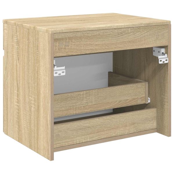 Стенно Баня Кабинет Дъб сонома 59 x 44,5 x 50 см