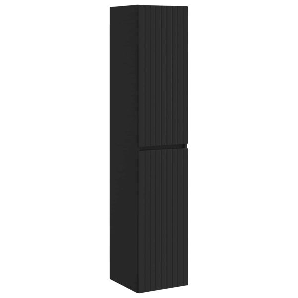 Стенно Баня Кабинет Черно 33 x 34,5 x 160 см