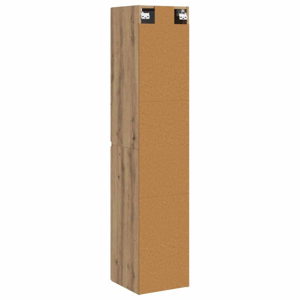 Стенно Баня Кабинет Дъб артизан 33 x 34,5 x 160 см