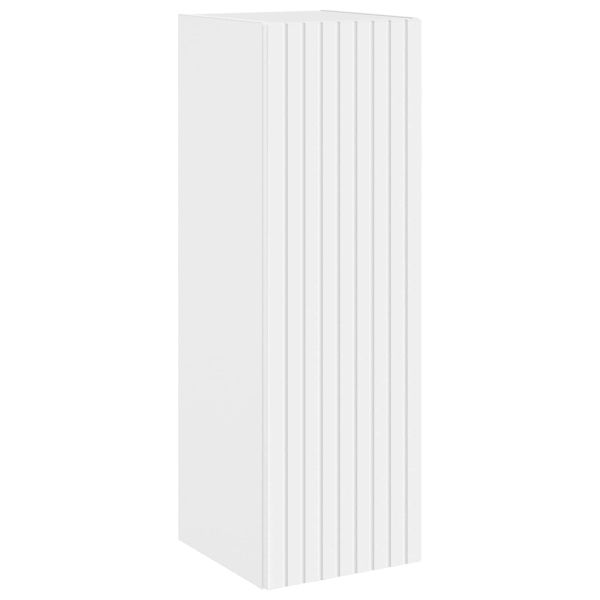 Стенно Баня Кабинет Бяло 33 x 34,5 x 100 см Инженерна дървесина