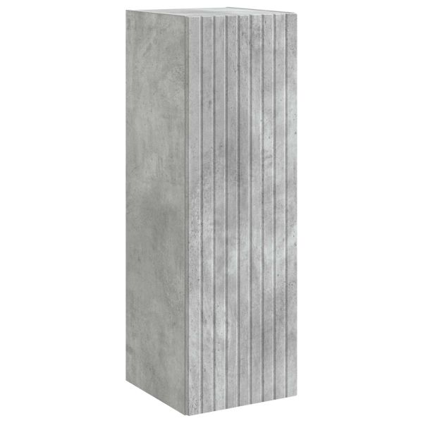 Стенно Баня Кабинет Бетонно сиво 33 x 34,5 x 100 см