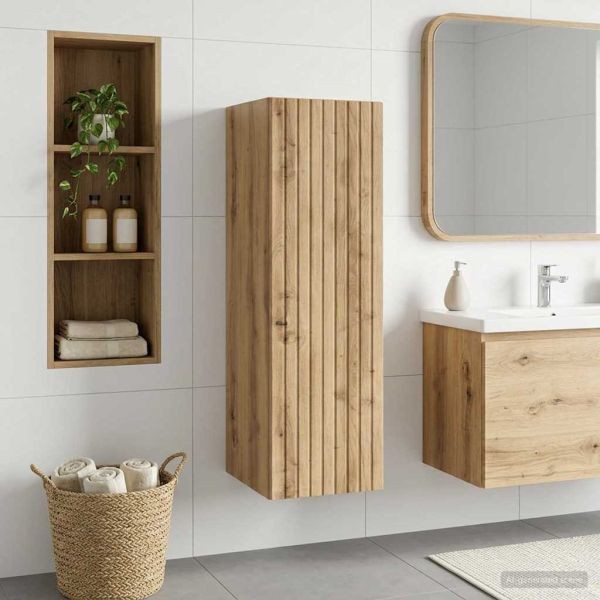 Стенно Баня Кабинет Дъб артизан 33 x 34,5 x 100 см