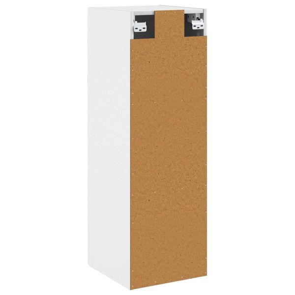 Стенно Баня Кабинет Бял гланц 33 x 34,5 x 60 см