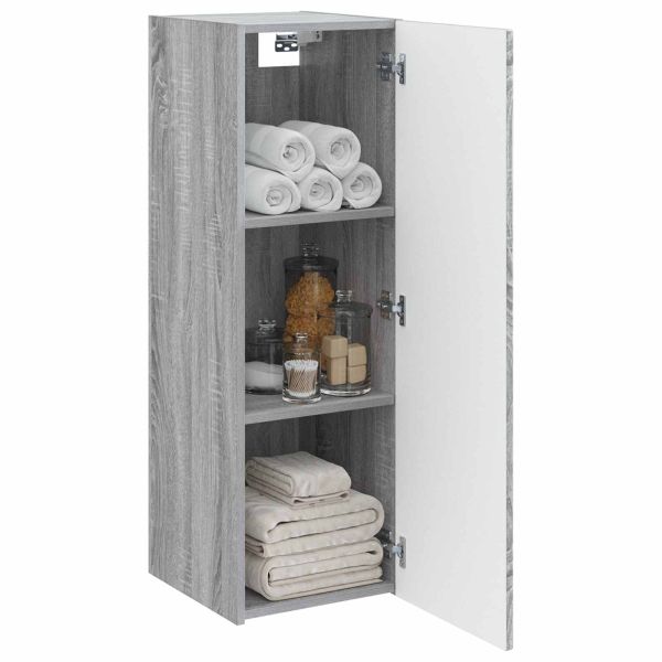 Стенно Баня Кабинет Сив Сонома 33 x 34,5 x 60 см
