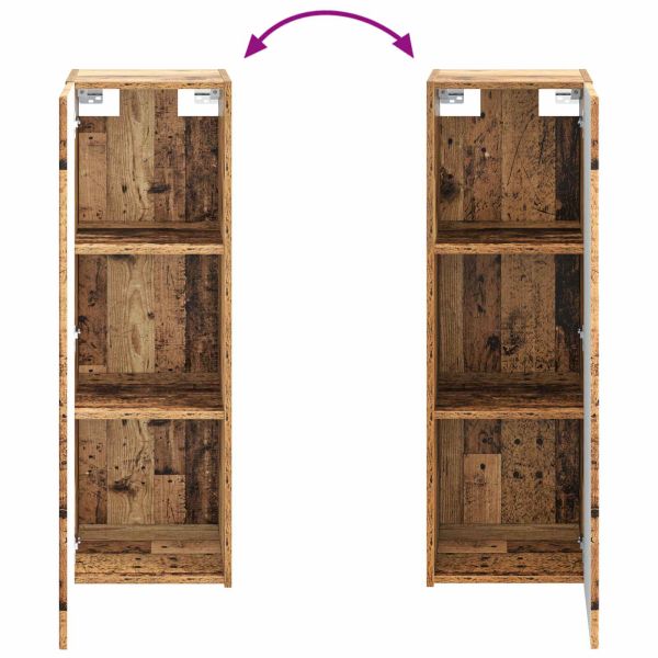 Стенно Баня Кабинет Старо дърво 33 x 34,5 x 60 см