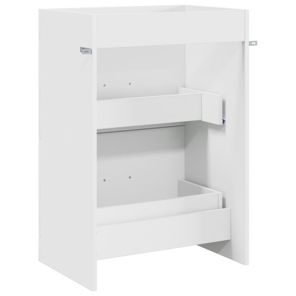 Кабинет под мивка за баня Бяло 56 x 37,5 x 81 см