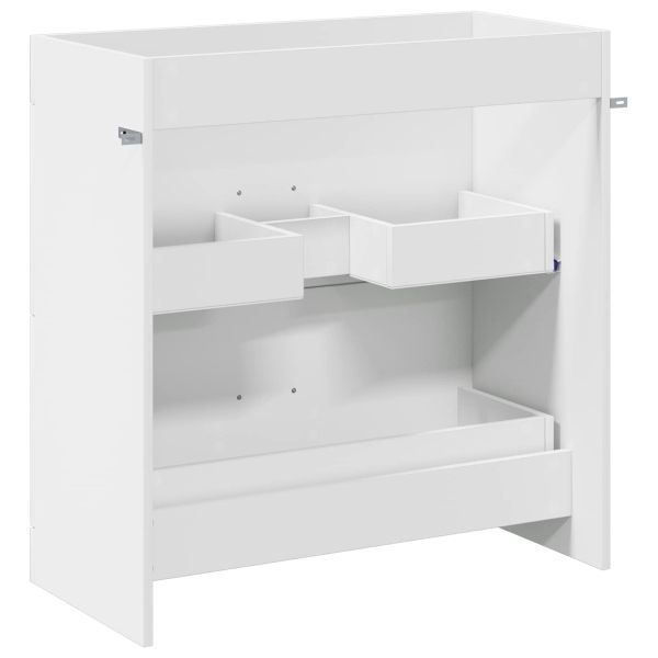 Кабинет под мивка за баня Бяло 78,5 x 37,5 x 81 см
