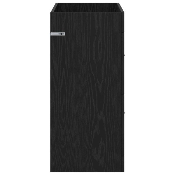 Кабинет под мивка за баня Черен дъб 78,5 x 37,5 x 81 см