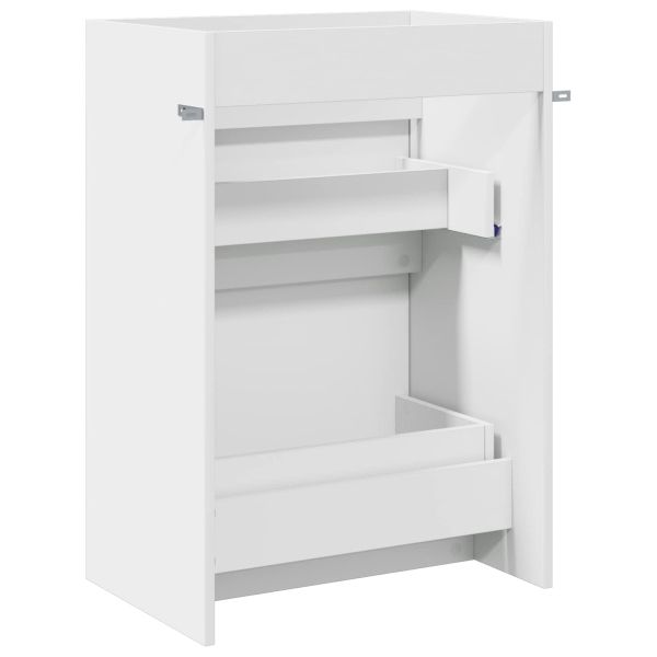 Кабинет под мивка за баня Бяло 56 x 37,5 x 81 см