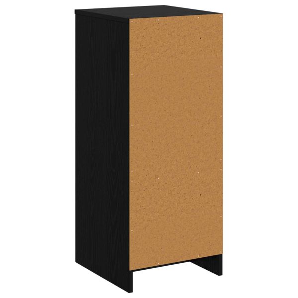 Шкаф за баня Черен дъб 35 x 36,5 x 85 см Инженерна дървесина