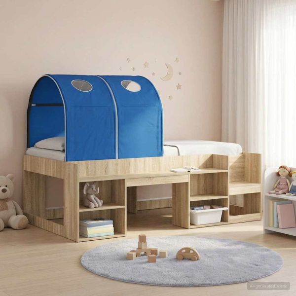 Леглов тунел 2 pcs Синьо 211 x 52,5 x 2 см Полиестер
