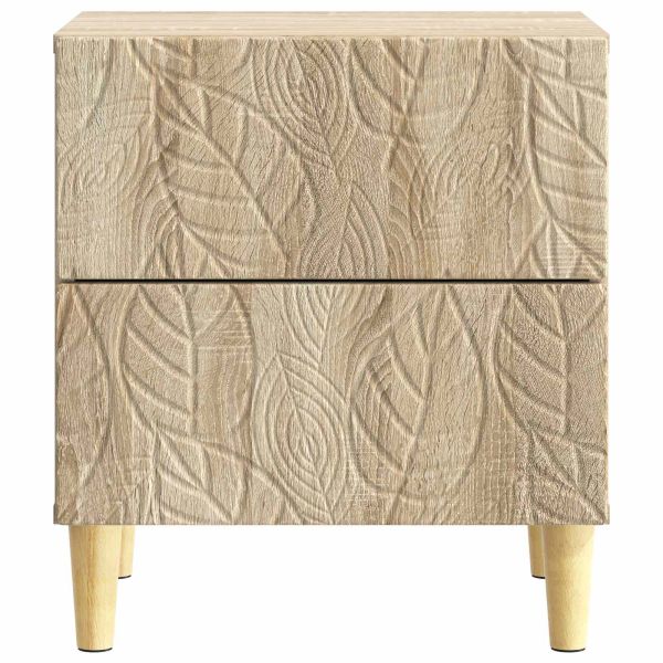 Нощно шкафче 2 pcs Дъб сонома 43 x 34,5 x 48 см